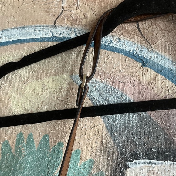 DANIER Brown Leather “Mulberry look” Crossbody Bag - Picture 11 of 14